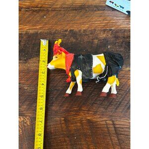 Cow Parade Figurine "Cowbella" Collectible Hand-Painted Resin Figure 4.5" Tall